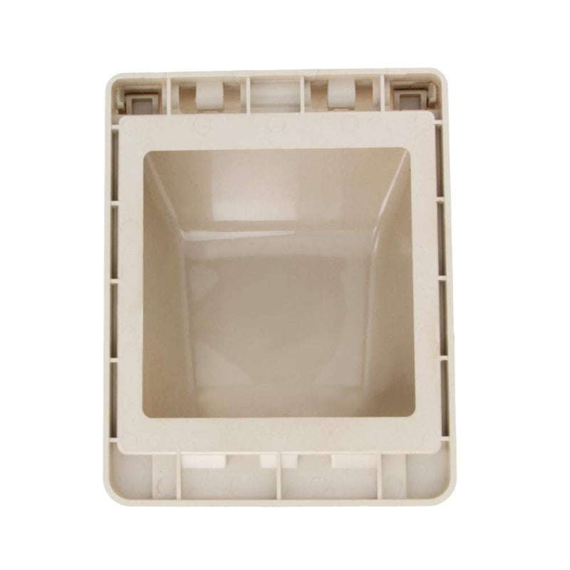 Fielect Weatherproof in Use Outlet Cover Plug Receptacle Protector for Retrofit Siding Construction Gold 86 Type 98x125x75mm 1Pcs