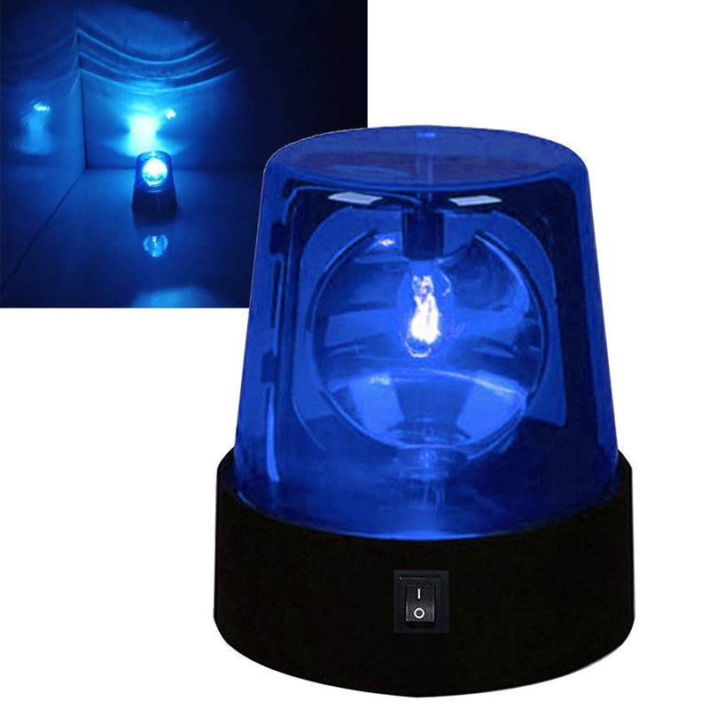 MAYiT LED Strobe Light, Disco Party Rotating Lamp DJ Flashing Stage Lights Police Car Beacon Siren Strobe Light with Switch Control for DJ Show Bar Blue