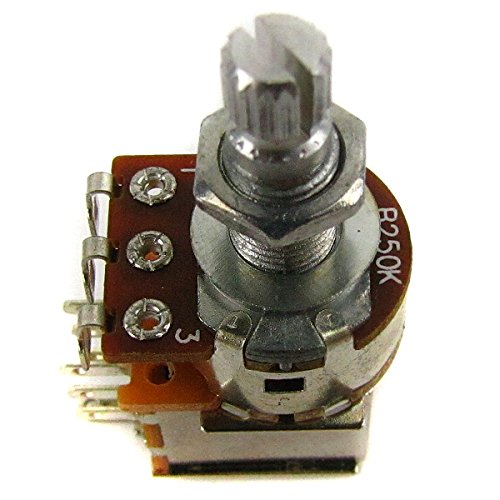 Musiclily Metric 18mm B250k Push Pull Guitar Pots Linear Taper Split Shaft Potentiometers (2 Pcs)