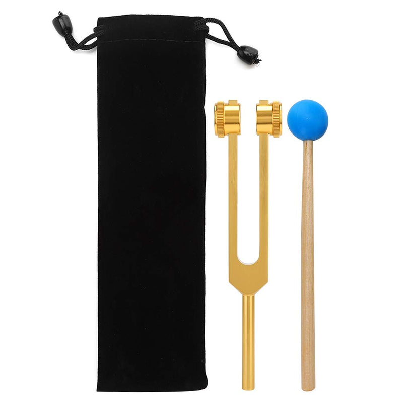 Yinhing Tuning Fork,32HZ Aluminum Alloy Tuning Fork with Hammer and Soft Storage Bag, Care Tool for Release Pressure