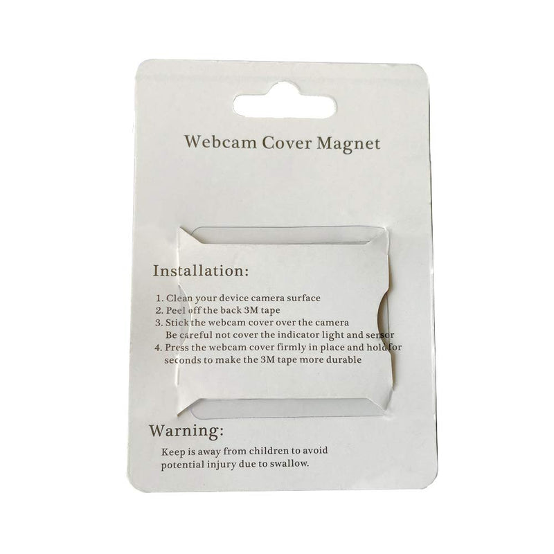 Magnetic Webcamera Cover Slide, Ultra Thin Webcam Cover Magnet for Laptop, Mac, Phone and Pad 2 Packs