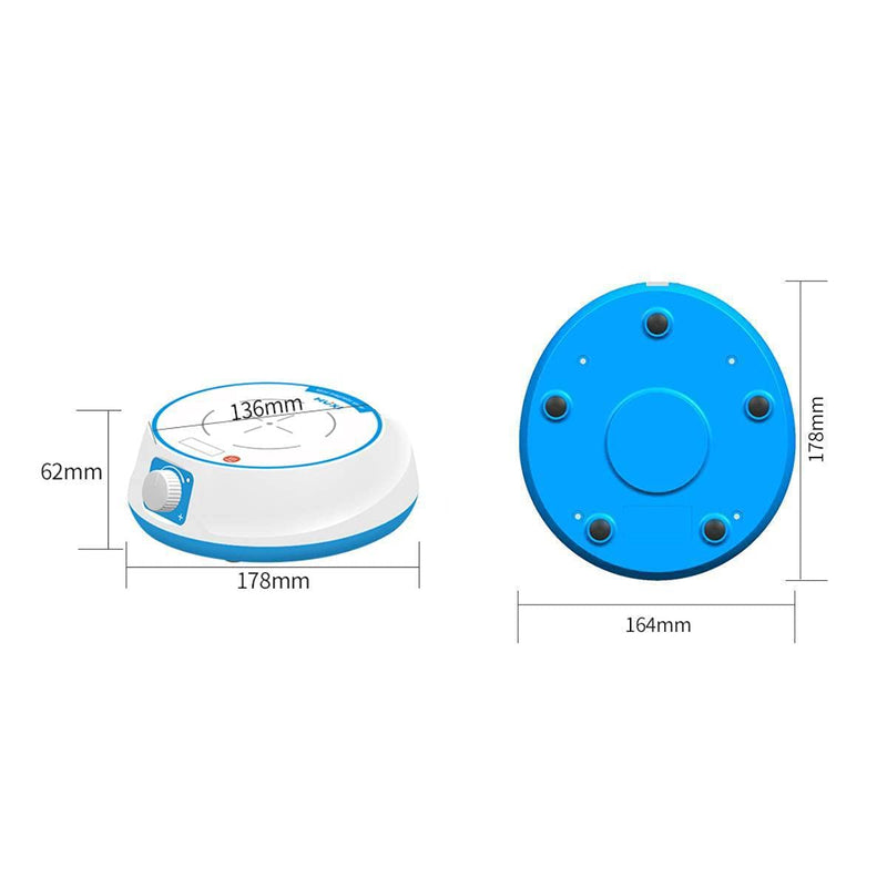 +UXI Mini Magnetic Stirrer Mixer Maximum Processing Capacity 3L Speed Range 60-2400rpm with Magnetic Stirrer Bar