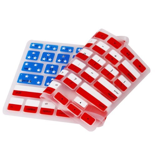 TCD for Apple MacBook Pro [13 15 17 INCH Device] Soft Silicone [USA American Flag] Keyboard Cover Skin [Protects Against Liquid Damage and dust Collection] USA American Flag