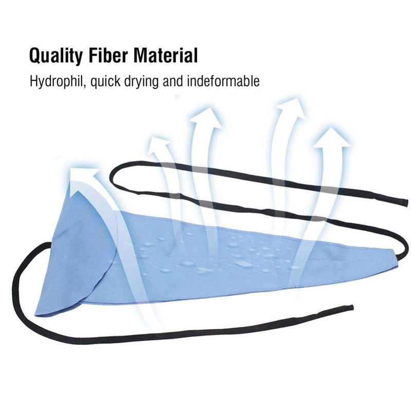 [AUSTRALIA] - Drfeify Sax Cleaning Cloth, 3Colors Durable Saxophone Sax Clarinet Cleaning Cloth Tool Accessory Parts for Tube Inside Clean Blue 