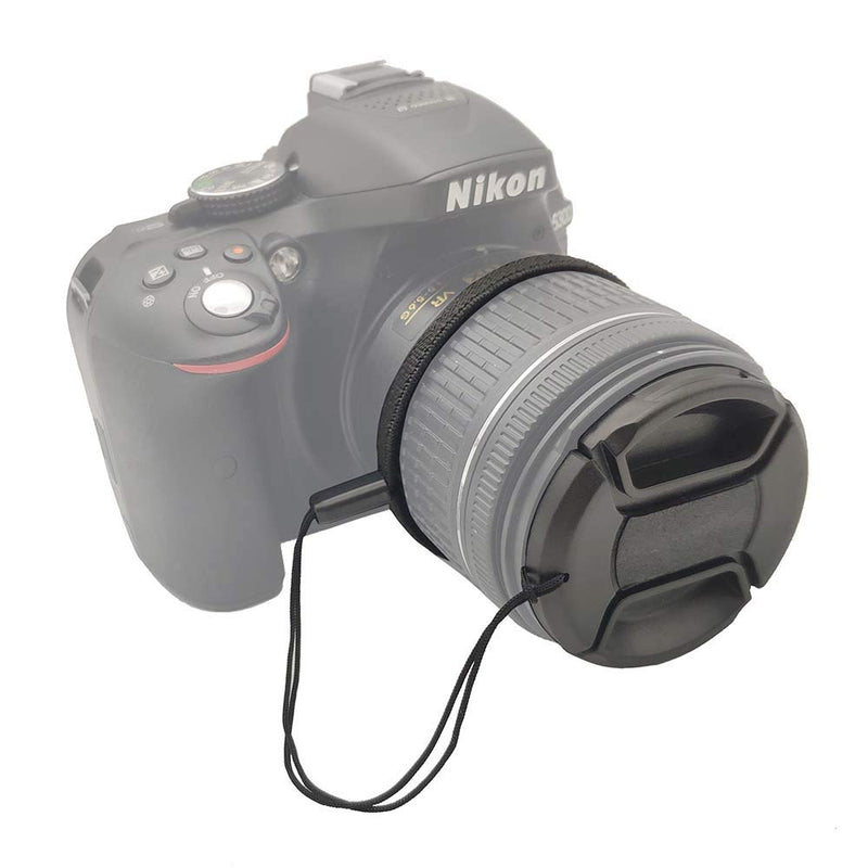 46mm Lens Cap Cover with Keeper for NIKKOR Z DX 16-50mm f/3.5-6.3 VR Lens for Nikon Z50 Camera, ULBTER Lens Cap & Lens Cover Leash -2 Pack
