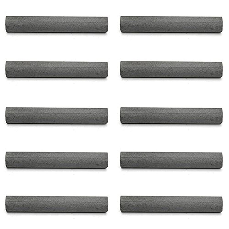 CynKen 10pcs 8mm*50mm Ferrite Rod Bar Loopstick For Radio Antenna Aerial Crystal About 0.32"x2"
