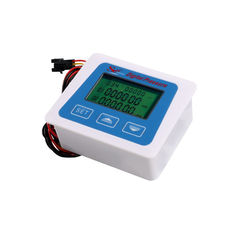 GREDIA Digital LCD Display Water Liquid Control Flow Sensor Flowmeter Quantitative Controller