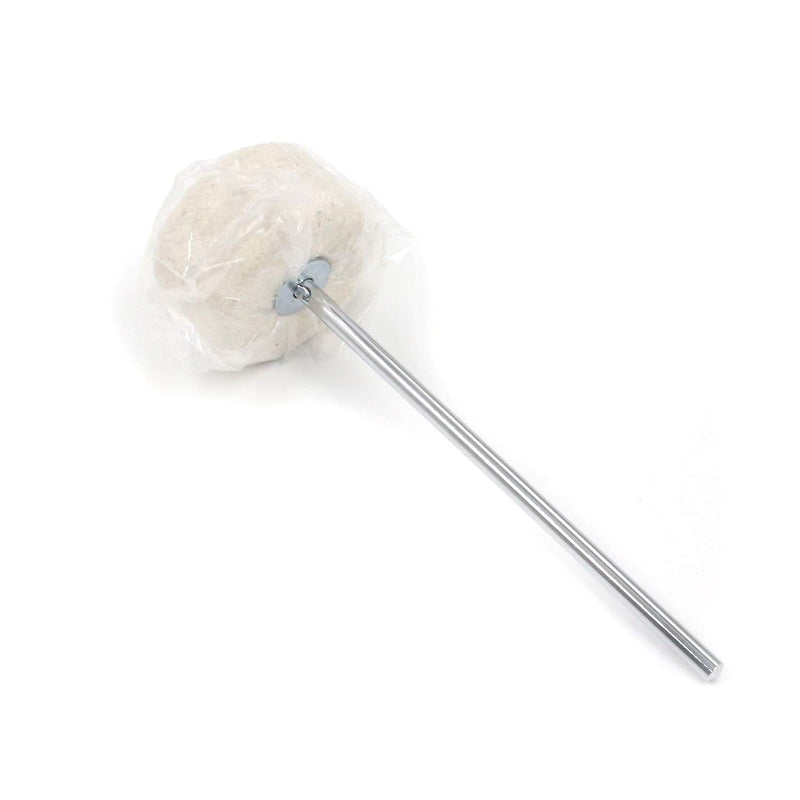 FarBoat Felt Drum Beater with Stinless Steel Shaft (White)