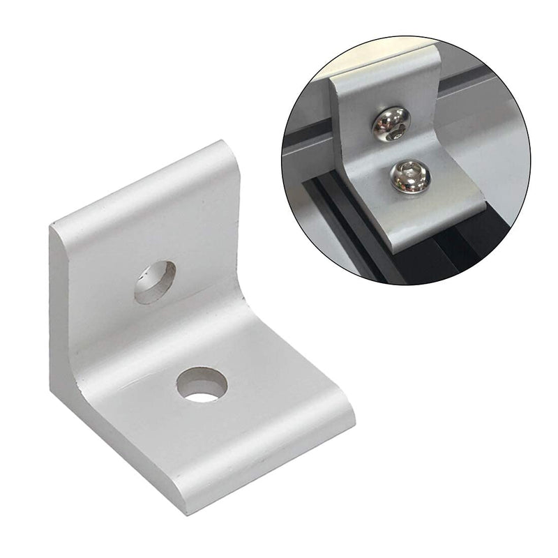 HONJIE Inside Corner Bracket for 4040 Aluminum Extrusion Profile 40 x 40 x 36mm with 8mm Slot-10PCS