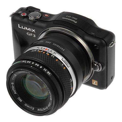 [AUSTRALIA] - Fotodiox Pro Lens Mount Adapter, 35mm Olympus Zuiko Lens to Olympus and Panasonic Micro Four Third (MFT) Cameras, OM-M4/3 Pro 