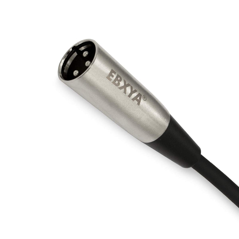 [AUSTRALIA] - EBXYA 1/4 TS Mono Guitar to XLR Male Unbalanced Cable 3 Ft 2 Packs 2 Packs of TS to XLR Male -3 Feet 