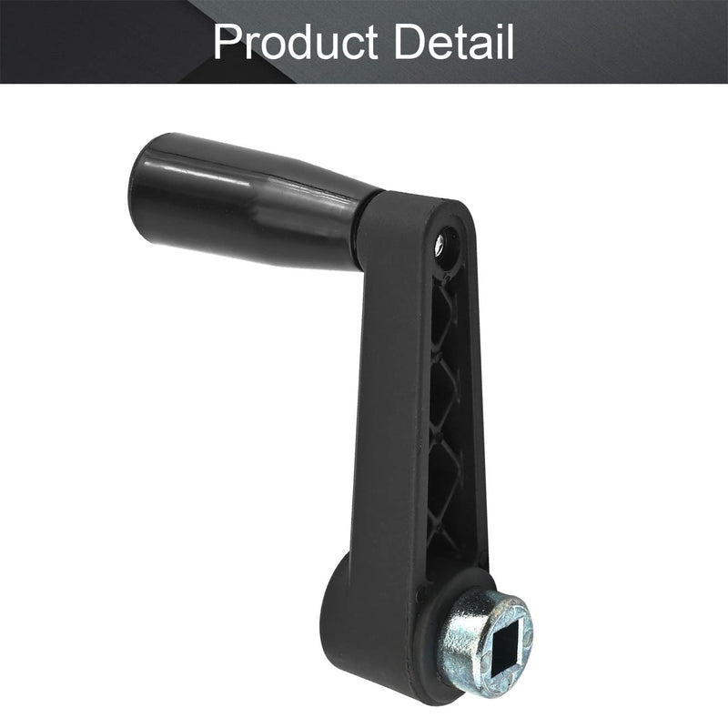 MroMax Female Thread Clamping Lever Knob Handle Grip for Machinery 1pcs Z-Black 8x8mm 1Pcs