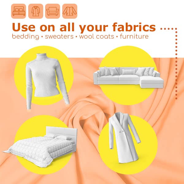Pionix Extra Power Lint Remover Fabric Shaver - 35W w/ Strong Suction Sweater Lint Remover Shaver, 2-Speed Setting Lint Shaver - Clothes Shaver Lint Remover, Fabric Shaver Fuzz Remover for Furniture