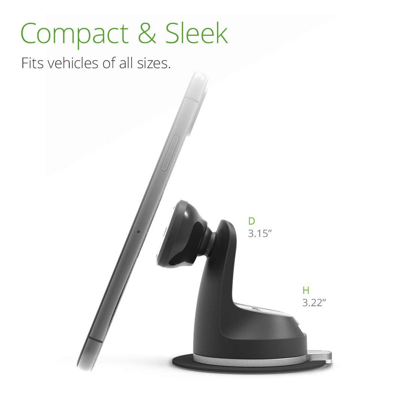 iOttie ITap 2 Magnetic Dashboard Car Mount Holder || Cradle for IPhone Xs Max R 8 Plus 7 Samsung Galaxy S10 E S9 S8 Plus Edge Note 9 & Other Smartphones Mag Dash