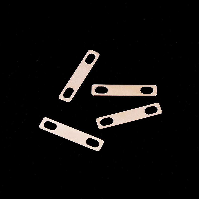 Alnicov 4Pcs Guitar Neck Shims 0.2mm 0.5mm 1mm Thickness Brass Shims for Electric Guitar Bass Luthier Tools(Chrome)