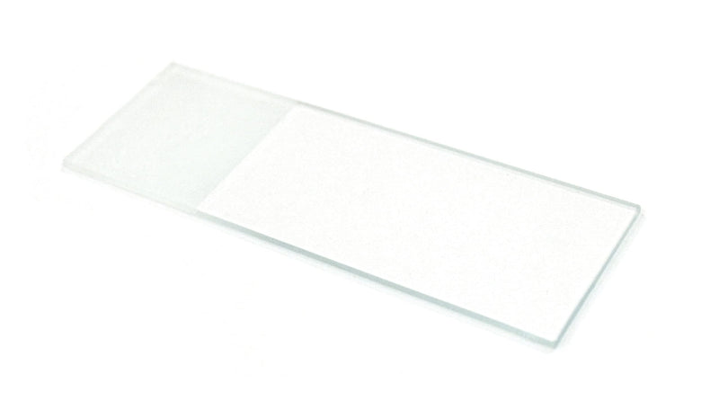 Glass Microscope Slides, 72 Pack - Precleaned - Ground & Polished Edges - Frosted End - Eisco Labs