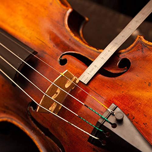 Yootop 10 Pcs Maple 1/8 Violin Bridge, Cut to Fit Violin Parts Fit for 1/8