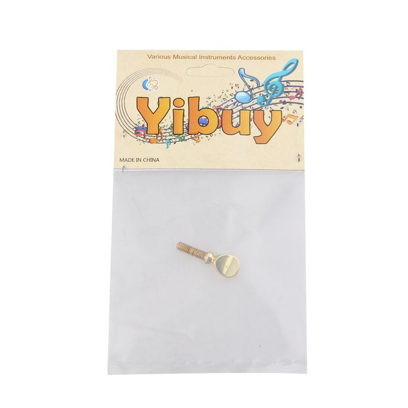 Yibuy Copper Attachment Neck Receiver Tightening Attach Screw for Sax Golden