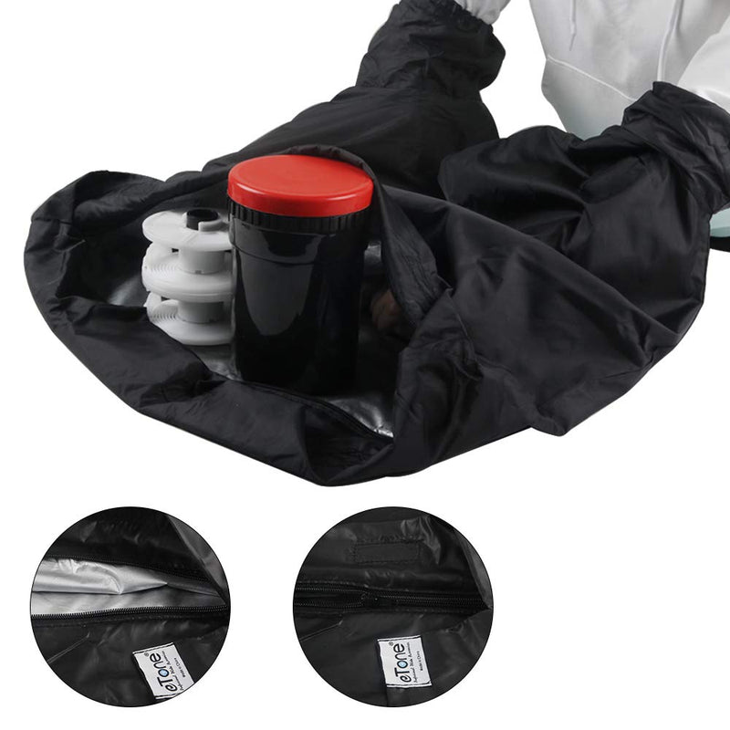 [AUSTRALIA] - Oversize Film Changing Bag Camera Dedicated Film Developing Darkroom Zipper Bag Double Layer Load Photography 27.3X28.26'' Photography Accessories (27.3X28.26) 