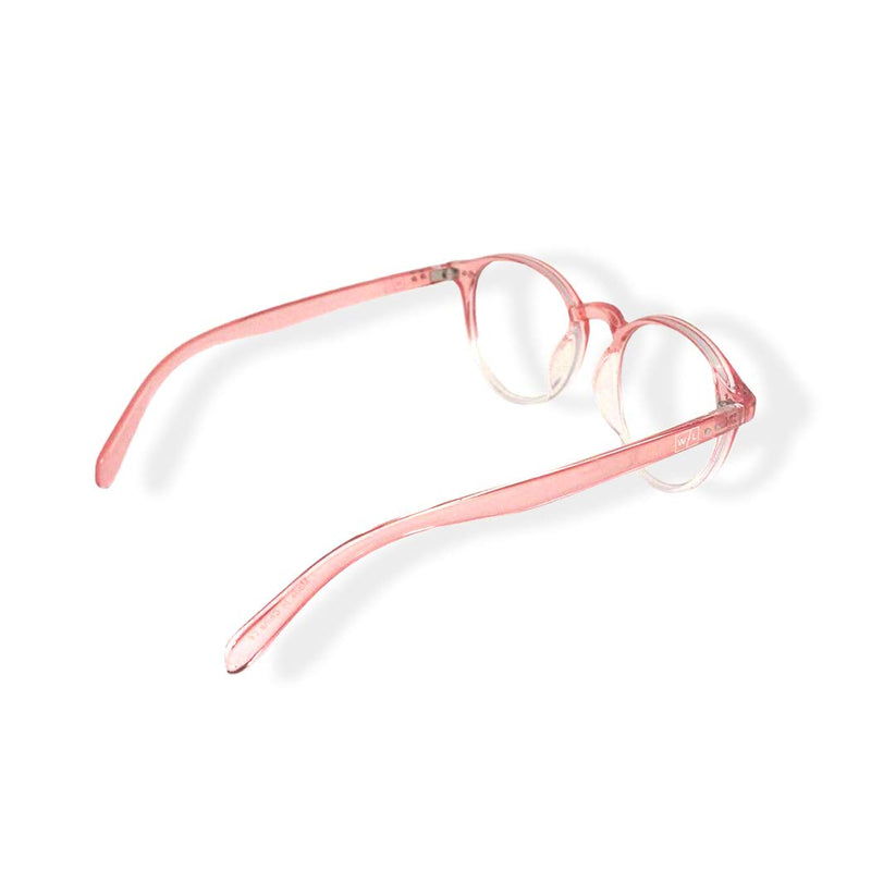 Blue Light Lightweight Glasses for Men Women | Blocking Glasses for Computer, Gaming, Reading | Anti UV, Anti Glare, Anti Eyestrain, Model D, Pink