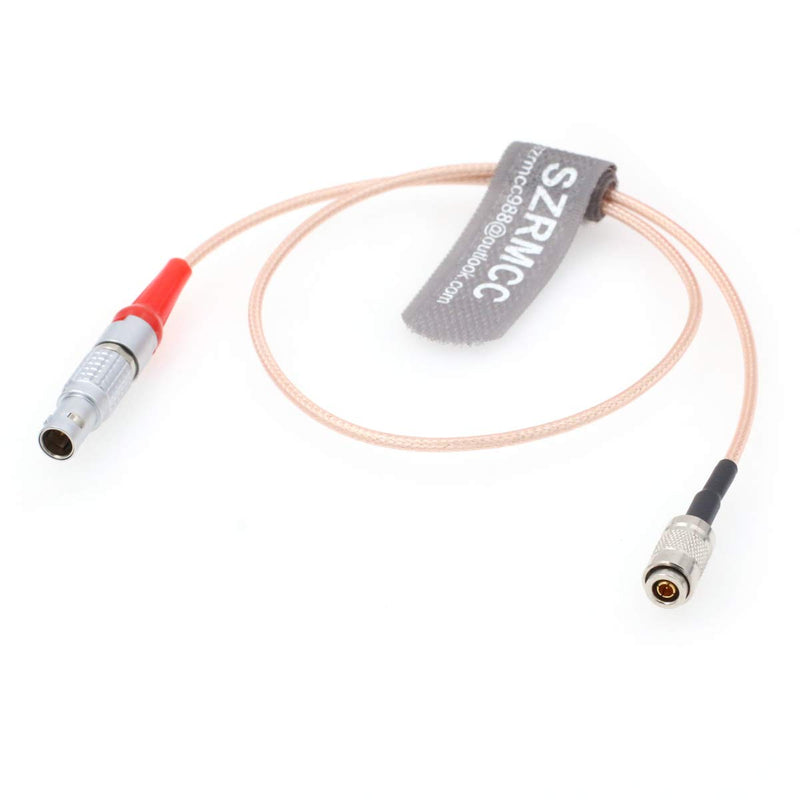 SZRMCC DIN 1.0/2.3 to 0B 5 Pin Male Timecode Input Cable for Ultrasync One Sound Devices 633 (Straight) Straight