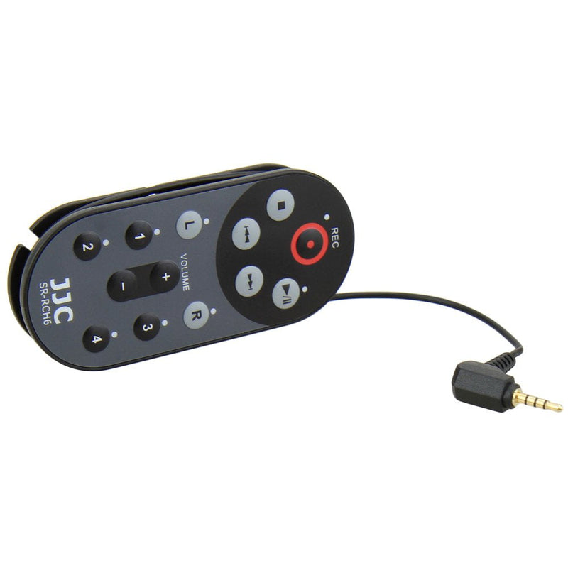 JJC H6 Cable Wired Remote Control Commander for Zoom H6 & H6 All Black 2020 Version Handy Portable Digital Recorder Replaces Zoom RCH-6 Controller - Cable Length: Approx 1.4m / 4.6 Feet for H6 & H6 Black