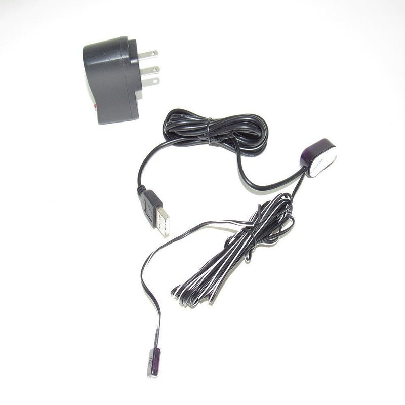 HIGHROCK IR Hidden Infrared Remote Extender Receiver Emitter Repeater System (with Power Adapter)