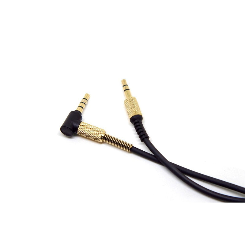 FAAEAL Replacement Audio Cable for Marshall Major II 2 Monitor Headphone Cord with Remote Microphone Volume Control for iPhone Samsung Black