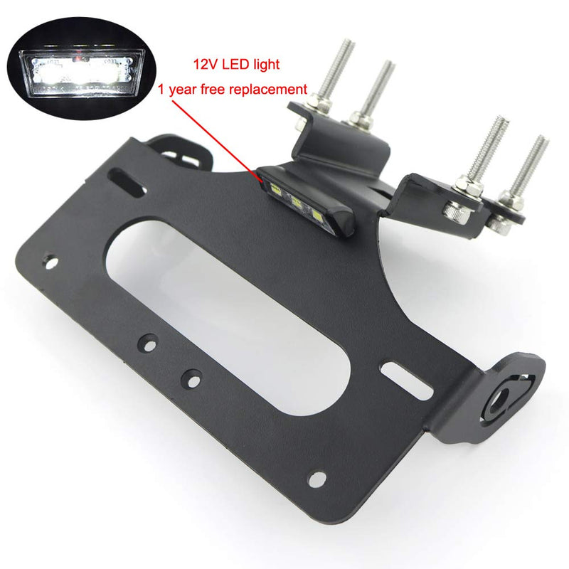 Xitomer Tail Tidy, Fender Eliminator Fit for FZ-07 MT-07 2014 2015 2016 2017 2018 2019 2020, with LED License Plate Light, Compatible with OEM / Stock Turn Signal Fit for FZ07 2014-2020