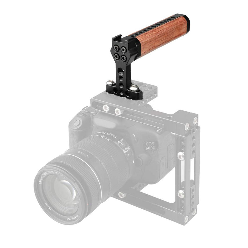 CAMVATE Brazilian Wooden Top Handle Grip for Camera Cage