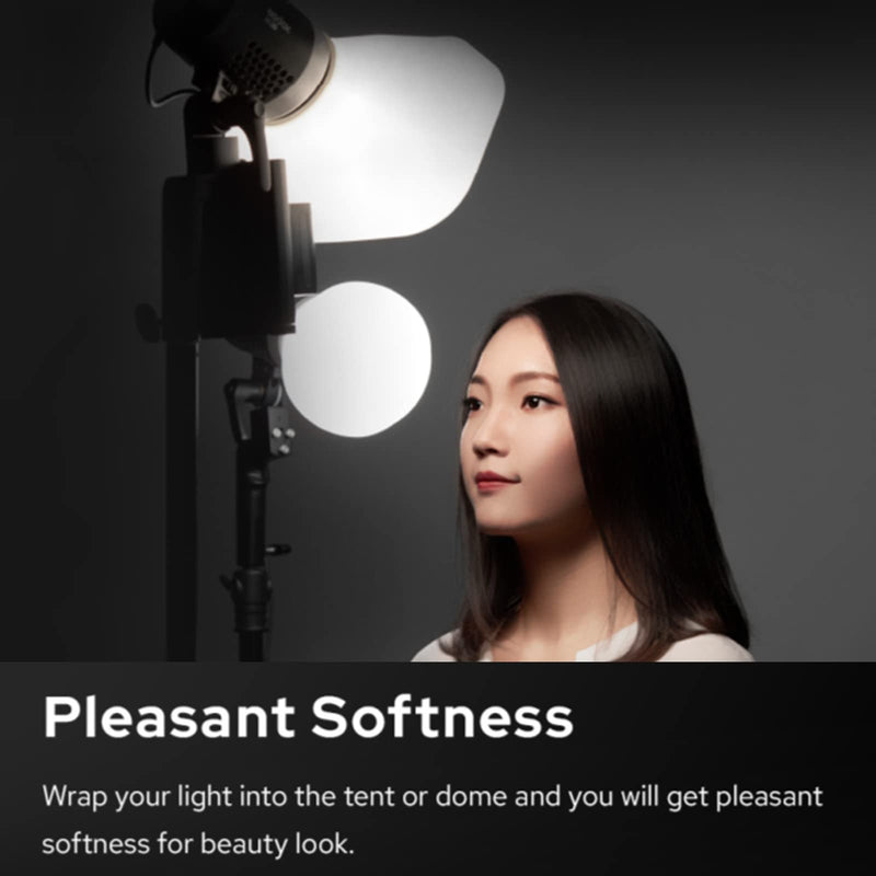[AUSTRALIA] - Godox ML-CD15 Flash Diffuser Modifier Bundle Diffusion Dome for V1S V1C V1N V1F V1O V860III V860II V850III TT685II TT600 TT685 AD200 AD200PRO AD300PRO AD400PRO ML30 ML60 ML60BI(Included 3 adapters) 