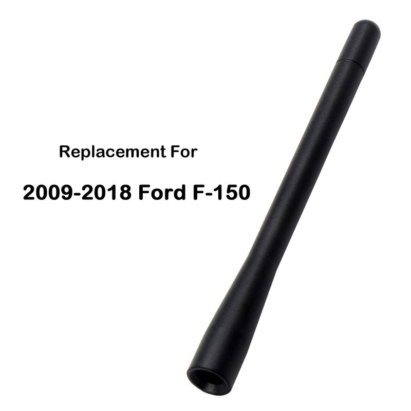 [AUSTRALIA] - Anina 4.7'' Car Short Antenna Mast for 2009-2018 Ford F150 Aluminium Alloy Truck Antenna for AM/FM Radio Reception Car Wash Proof 4.7 Inch 