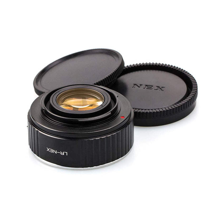 Pixco Pro Focusing Infinity Lens Adapter with Optical Glass Focal Reducer Speed Booster for Leica R Lens to Sony A6400 A7III A7RIII Alpha a9 Alpha 7R Alpha 7 A6300 NEX-7 NEX-6 NEX-5T NEX-5R