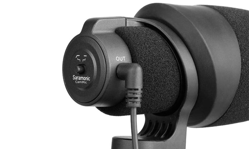 [AUSTRALIA] - Saramonic Shotgun Microphone for DSLR, Mirrorless, Video Cameras, Smartphones & Tablets (CamMic) Plug-in-Powered 