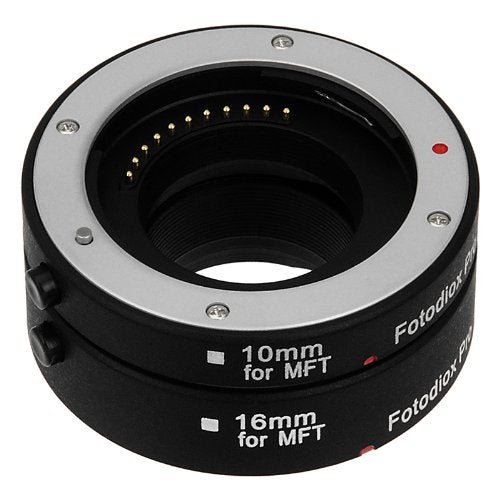 Fotodiox Pro Automatic Macro Extension Tube Kit for Micro Four Thirds (Micro-4/3, MFT) Camera