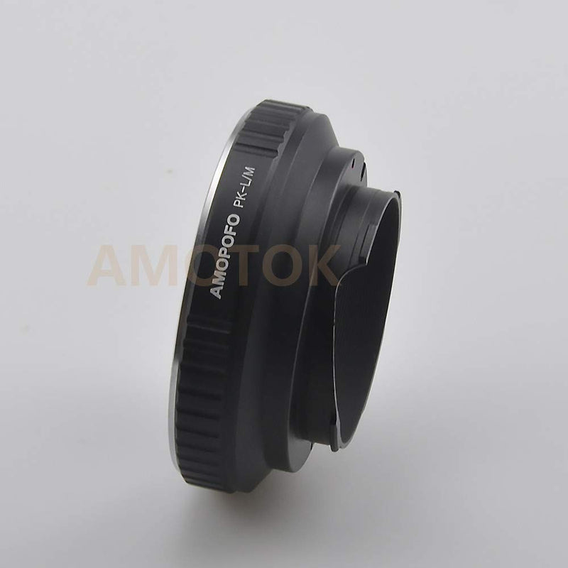 PK to LM Lens Adapter for Pentax K PK P/K Mount Lens to for Leica M L/M M9 M8 M7 M6 M5 (Compatible TECHART LM-EA 7 Adapter) Pentax K PK to LM Adapter