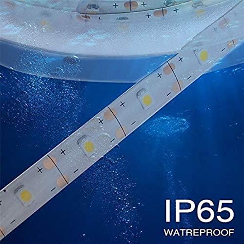 [AUSTRALIA] - Led Strip Lights Battery Powered with Remote Timer, 8 Modes, Dimmable, Self-Adhesive, Cuttable, 2m 60led Strip Light White for Cupboards Shelves Room Stairs Mirror Ceiling Indoor Outdoor Decor 