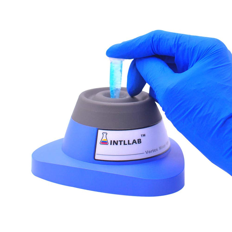 INTLLAB Lab Vortex Mixer, Touch Function Lab Vortexer, Tattoo Ink, Gel Polish, Eyelash Adhesives, Acylic Paints, Test Tubes and Centrifuge Tubes