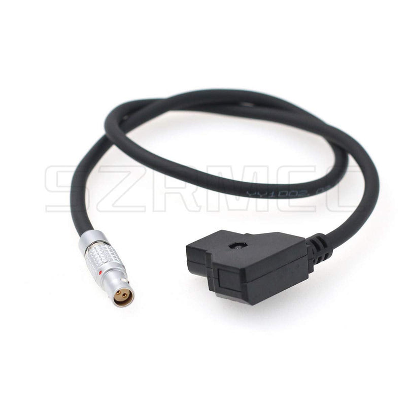 SZRMCC D-tap to 2 Pin Female Power Cable for RED Komodo Camera 19.7inches Straight 2Pin 50cm