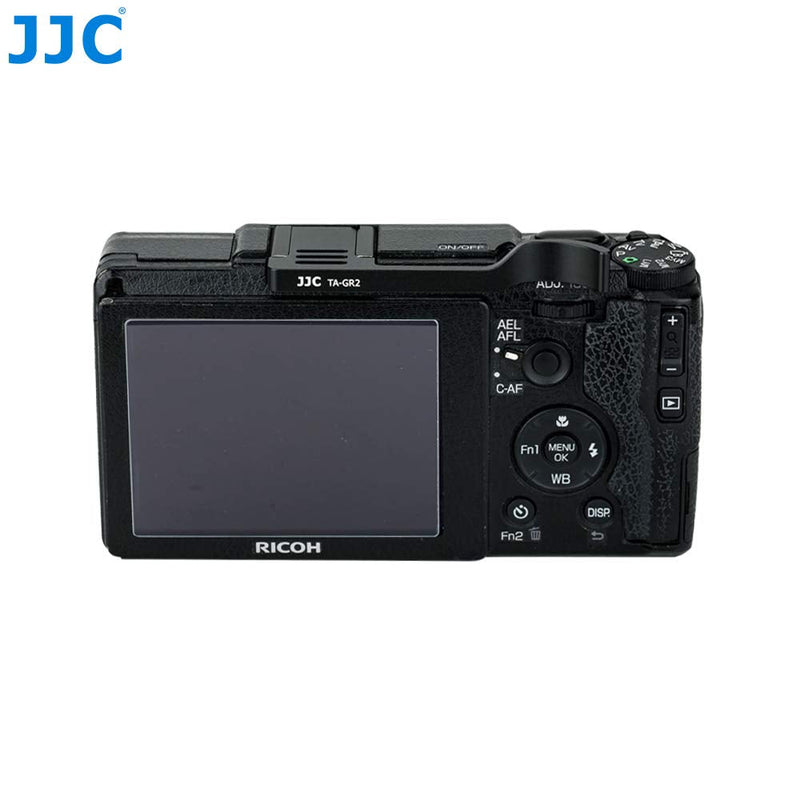 JJC Metal Thumbs Up Grip for Ricoh GR II GRII GR2 with Hot Shoe Cover Protector Made of Aluminum Alloy Not Interfere with Controls of Camera