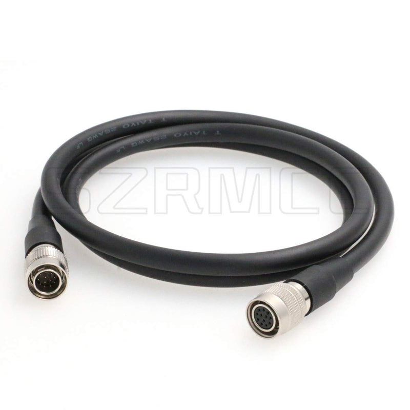 SZRMCC Hirose 12 Pin Male to 12 Pin Female CCXC-12P Style Replacement Cable for Sony XC Series Intercon Hitachi Cameras (3m) 3m