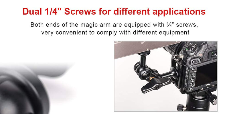 [AUSTRALIA] - Sunwayfoto GA-03 Magic Arm Multi-Purpose Tripod Accessory Mount 1/4" 