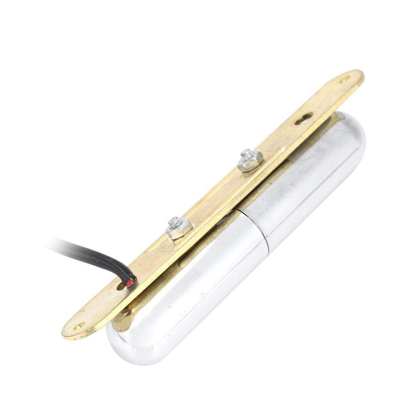 Dilwe Electric Guitar Pickup, Alnico V Magnet Lipstick Tube Pickup Single Coil Pickup for ST Guitar Accessory Parts Silver