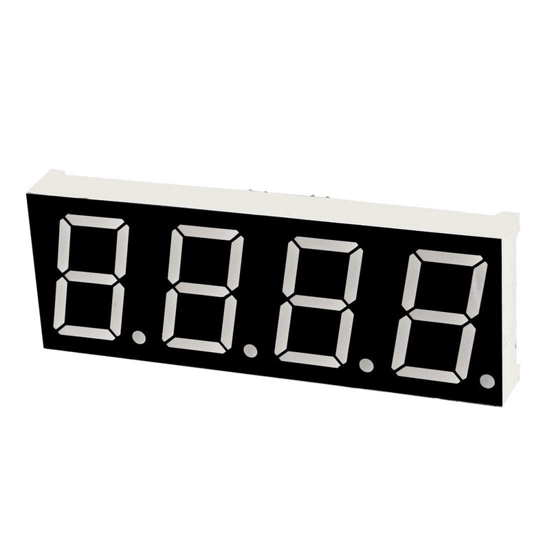 uxcell Common Anode 12 Pin 4 Bit 7 Segment 2.83 x 1.02 x 0.35 Inch 0.8" Red LED Display Digital Tube