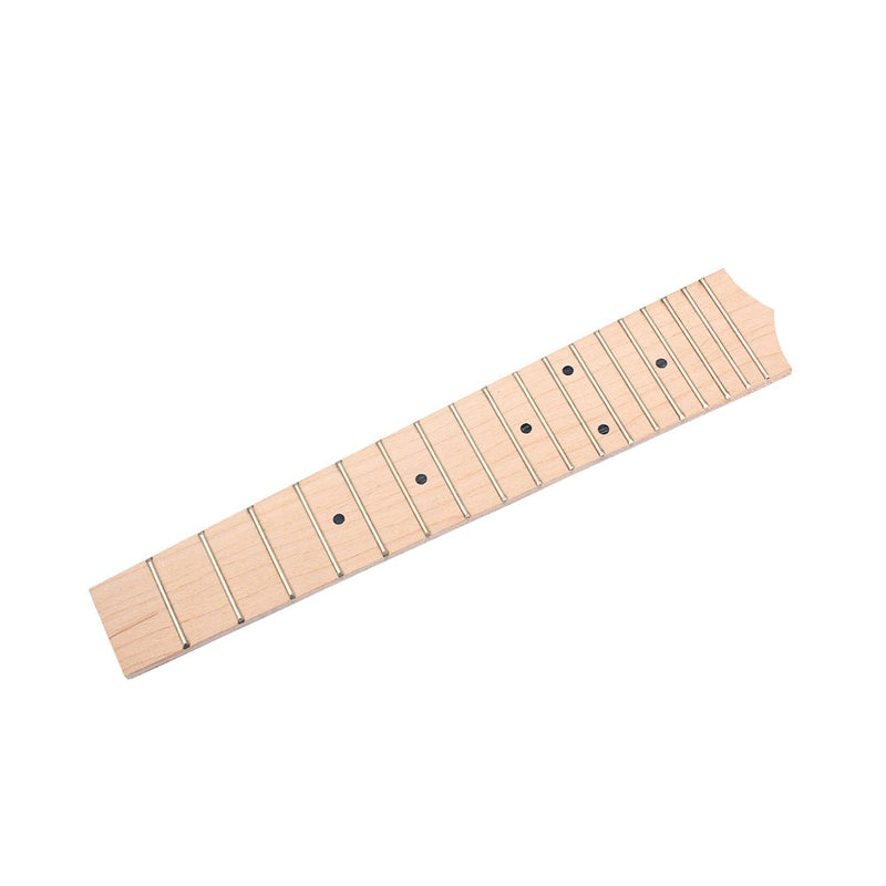 Alnicov 24 Inch Maple Ukulele Fingerboard Fretboard with 18 Frets for Concert Ukulele Replacement parts