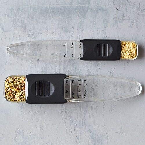 Pampered Chef Adjustable Measuring Spoons Set of 2 #2258