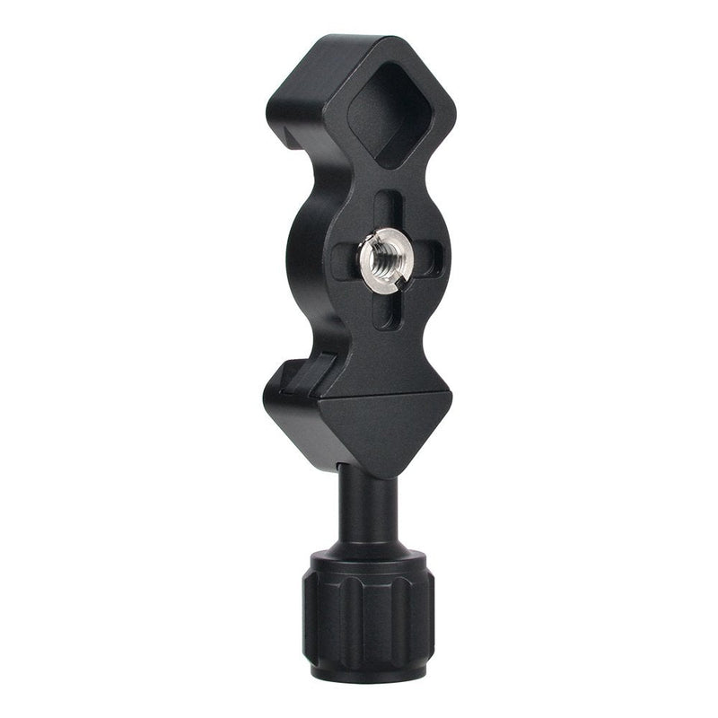 CAVIX FC-25 Mini Fish Bone Style Quick Release Clamp with 3/8"-1/4" Screw Adapter for Tripod Head Compatible with Arca-Swiss Type Plate