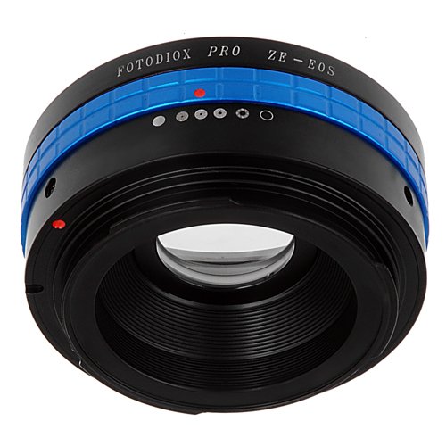 Fotodiox Pro Lens Mount Adapter, for Mamiya ZE (35mm) Lens to Canon EOS EF Mount DSLR Camera Body Single