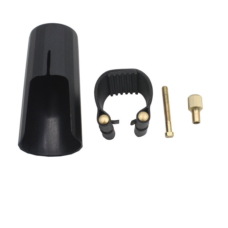 Mowind Leather Ligature Fastener with Plastic Cap for Clarinet Bakelite Mouthpiece Durable