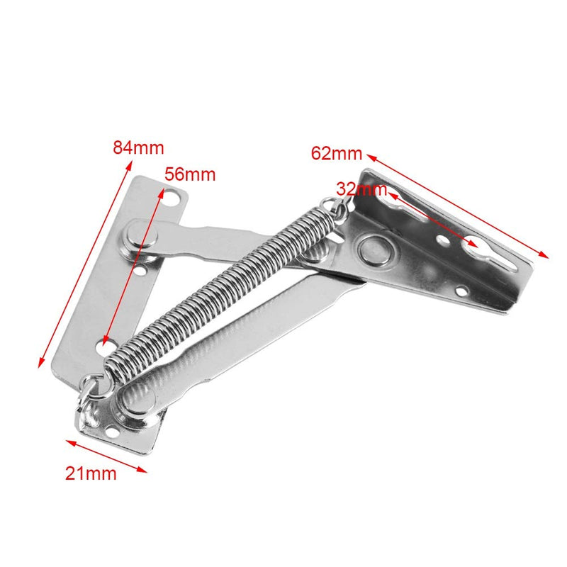 MAGT Lift Up Hinge, Cabinet Closet Lift Up Opening Furniture 80° Durable Hinge Folding Sofa Bed Spring Hinges